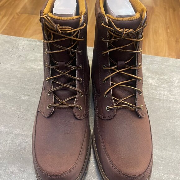 TIMBERLAND MEN\'S ATTLEBORO MID LACE BOOT MEDIUM BROWN NUBUCK A69YW ALL SIZES main image 4